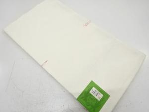 未使用品　桧垣に古典柄織り出し　花嫁衣裳掛下帯